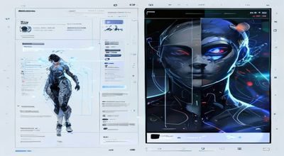 火影淫者AI辅助创作工具评测封面，展示数字绘画软件界面与AI生成效果对比